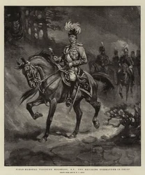 Feldmarschall Viscount Wolseley, KP, der scheidende Oberbefehlshaber